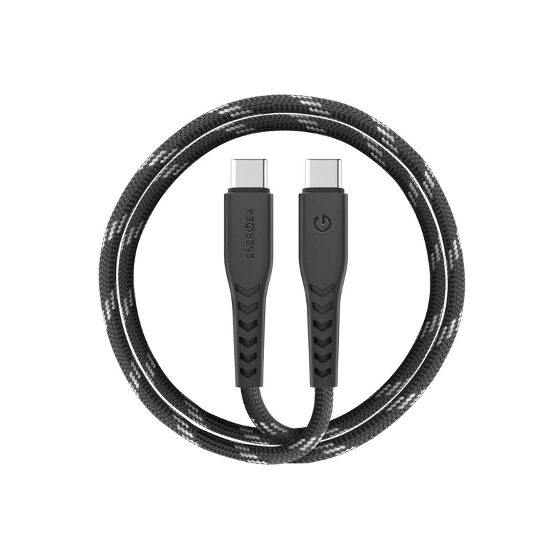 Energea NyloFlex | USB-C to USB-C Cable 5A 1.5M - Black