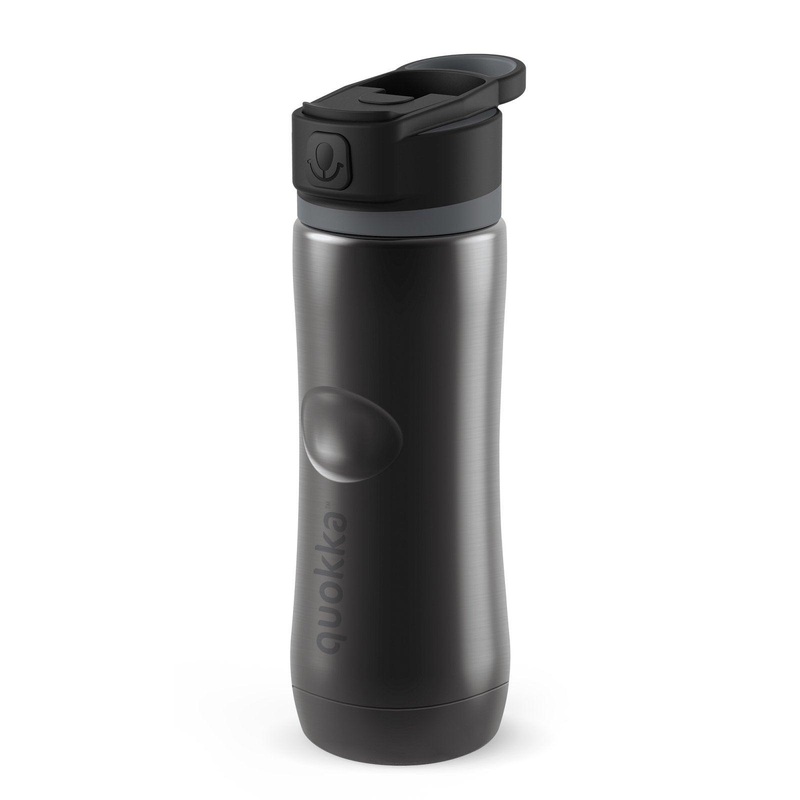 (Markdown) Quokka Stainless Steel Bottle Spring Series 600ml - Ebony