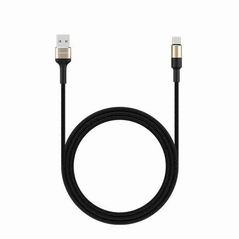 Rockrose Acacia AC 1m USB-C Cable Black+Gold