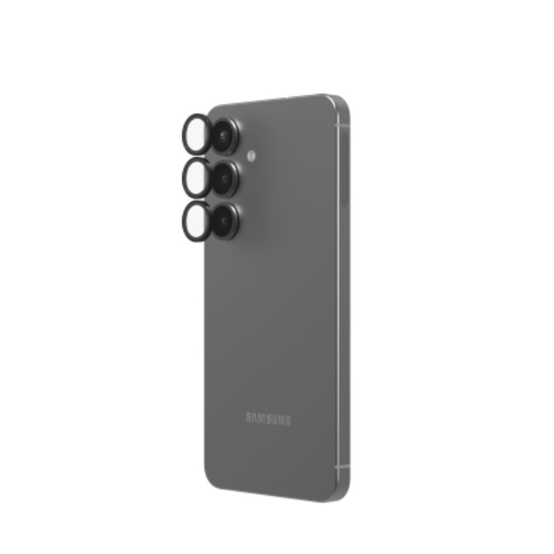 ZAGG Glass Elite InvisibleShield Anti-Reflective Camera Rings - Samsung S25 Series - Black