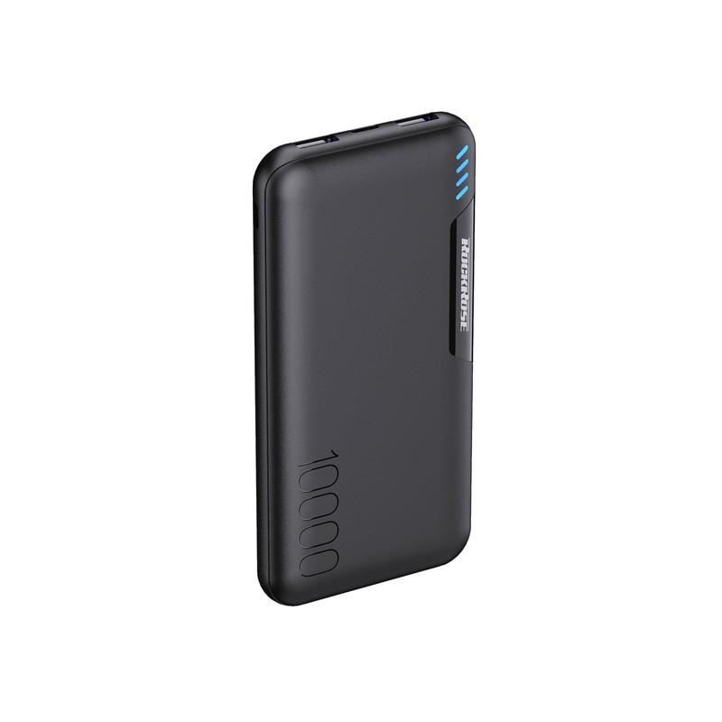 Rockrose Phantom 10 10000mAH Ultra-Compact Powerbank - Black