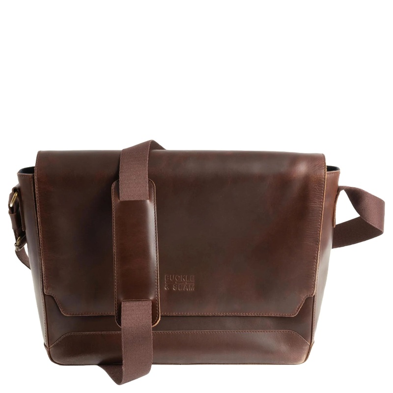 Buckle & Seam Times - Messenger Bag 15.7" 36 cm (braun)