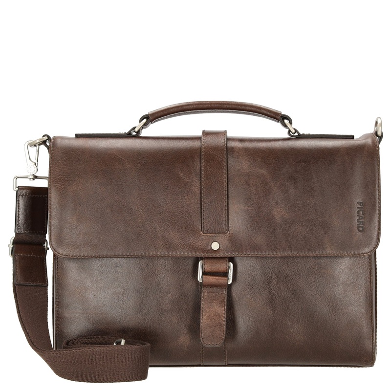 Picard Buddy - Aktentasche 38 cm Bffelleder (cafe)