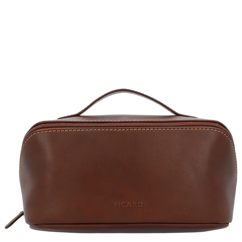 Picard Toscana - Kulturbeutel 24 cm Rindleder (kastanie)