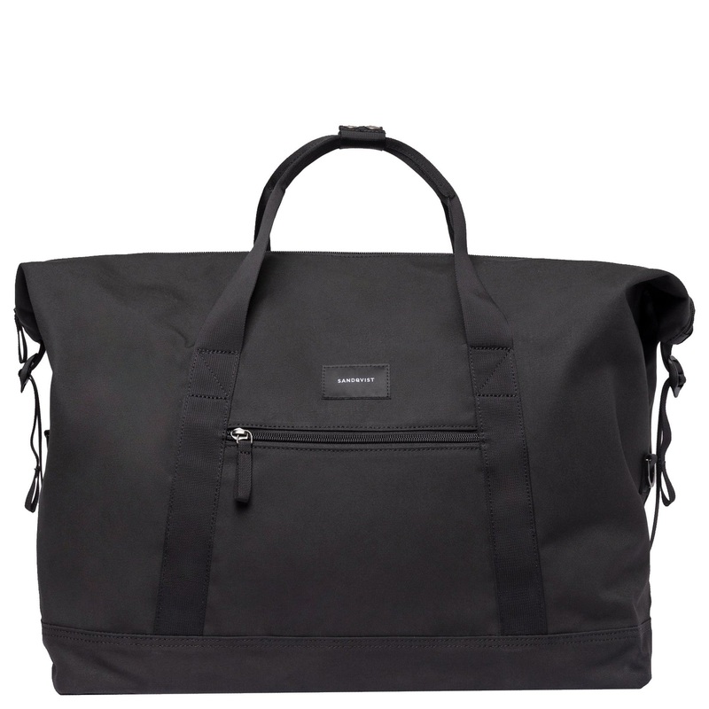 Sandqvist Sture - Reisetasche 48 cm (black with black webbing)