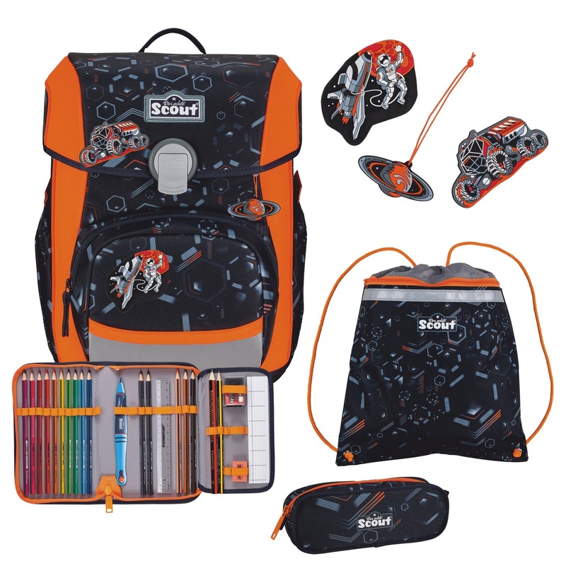 Scout Neo DIN - Schulranzen Set 4tlg. (Space Data)