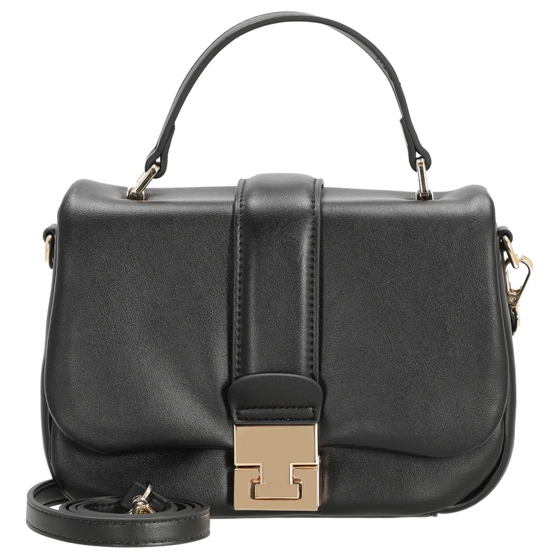 Seidenfelt Dalarna - Henkeltasche 25 cm (black/gold)