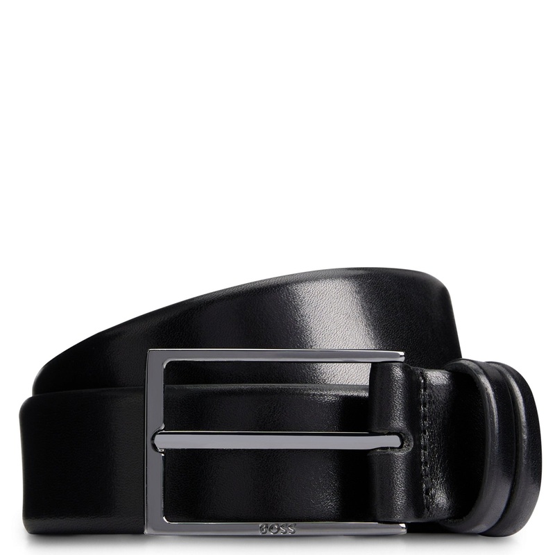 BOSS Carmello - Ledergrtel 3.5 cm (black, 95)