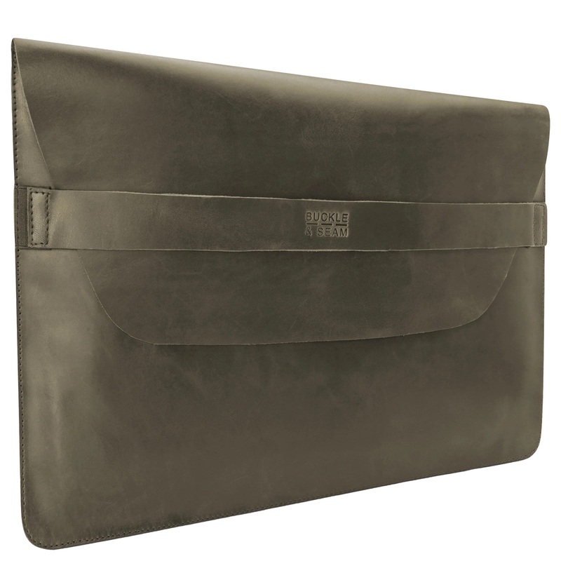 Buckle & Seam Terra Laptop Sleeve 15'' - Laptophlle 39 cm (olive)