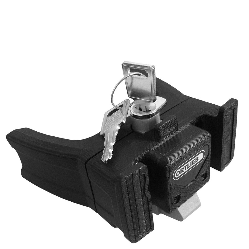 Ortlieb Handlebar E207 Montage-Set E-Bike (black)