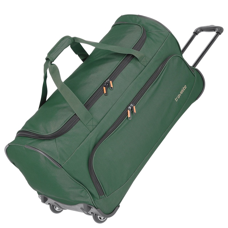 Travelite Basics Fresh - Rollenreisetasche 89L 71 cm (dunkelgrn)