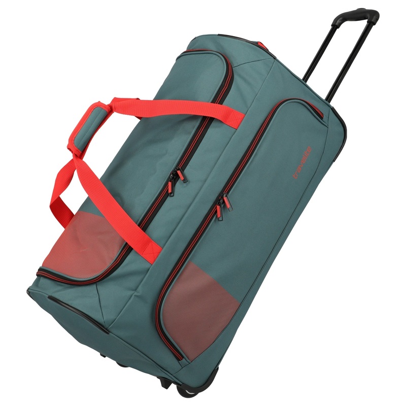 Travelite Basics Fresh - Rollenreisetasche 89L 71 cm (grn/orange)