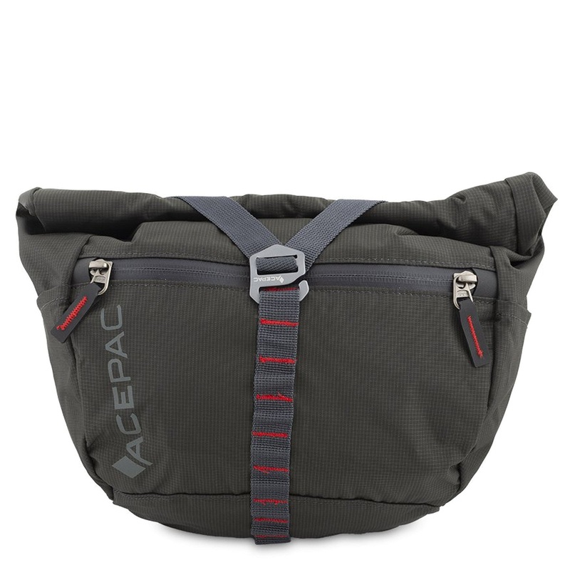 Acepac Bar Bag MKII 5 - Lenkertasche (Bikepacking) 25 cm (Grau)