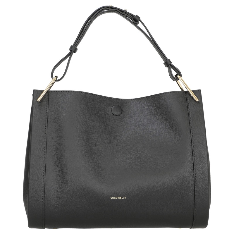 Coccinelle Wallace - Henkeltasche 36 cm (noir/cuir)