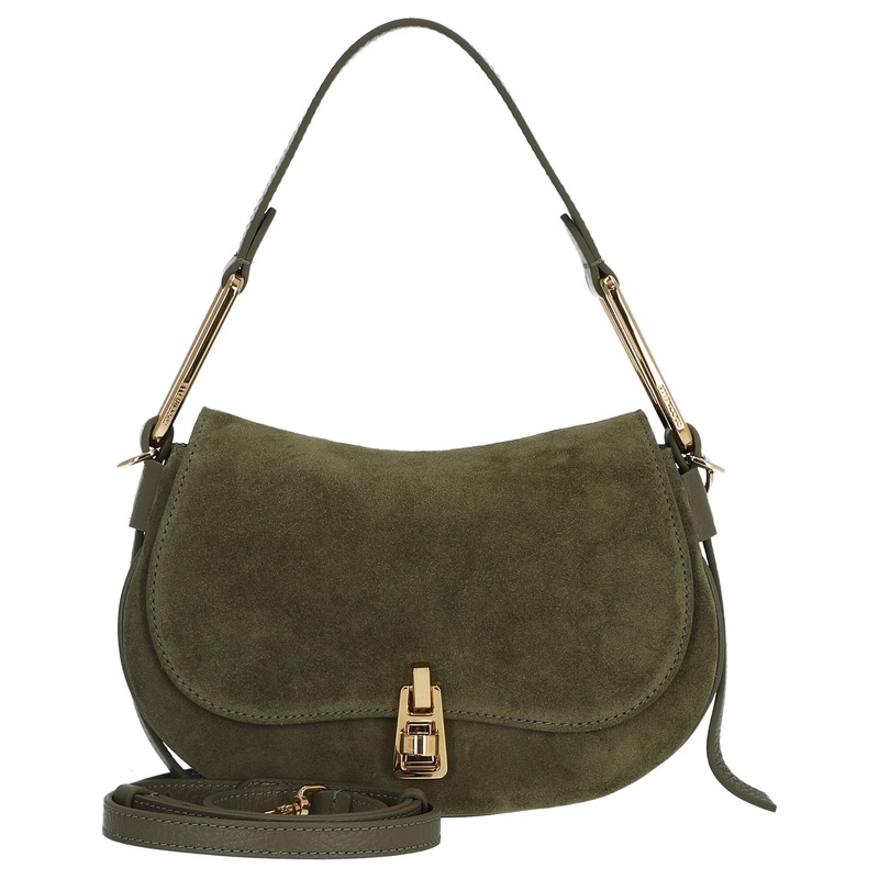 Coccinelle Magie Suede - Schultertasche 22 cm (laurel green/laurel green)