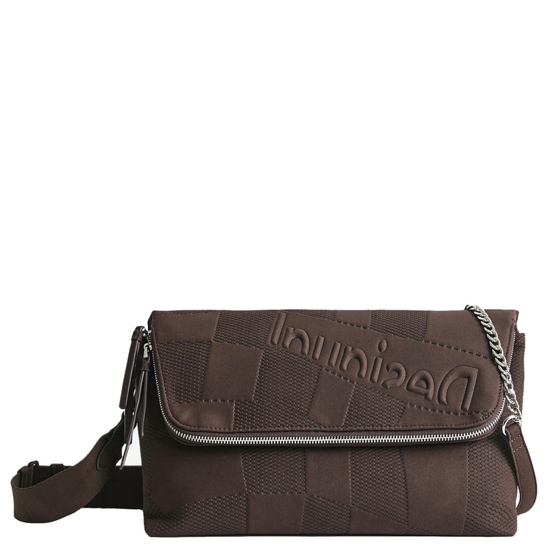 Desigual Bag Ola Ola Venecia - Umhngetasche 30 cm (brown)