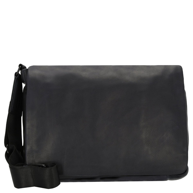 Leonhard Heyden Den Haag - Umhngetasche L Leder 13" 39 cm (blau)