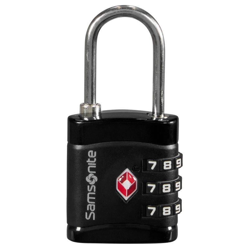 Samsonite Combilock 3 Dial TSA Light - Schloss (schwarz)