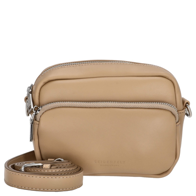 Seidenfelt Hede Crossbody - Umhngetasche 17 cm (almond)