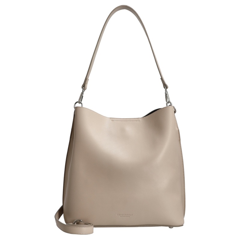 Seidenfelt Lilla Ro Midi Hobo - Schultertasche 30 cm (light sand)