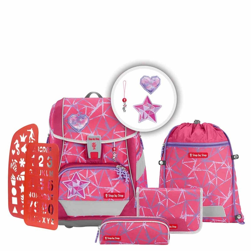 Step by Step 2in1 Plus - Schulranzen Set 6tlg. (Star Stella)
