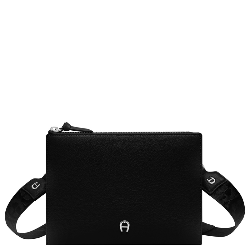 Aigner Zita - Umhngetasche 23 cm (black/silber)