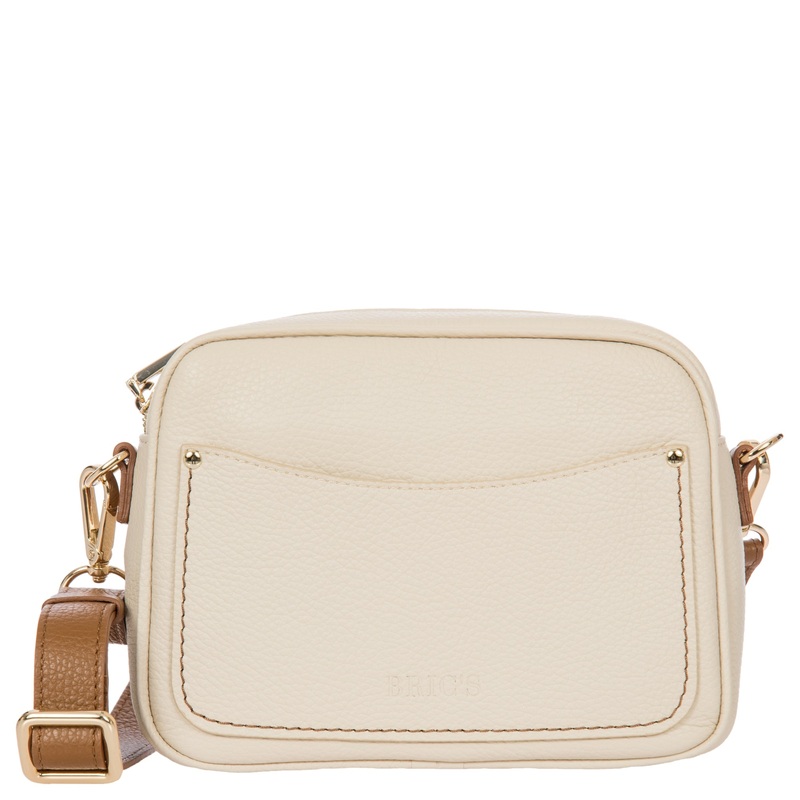Brics Magnolia - Umhngetasche 23 cm (cream/caramel)