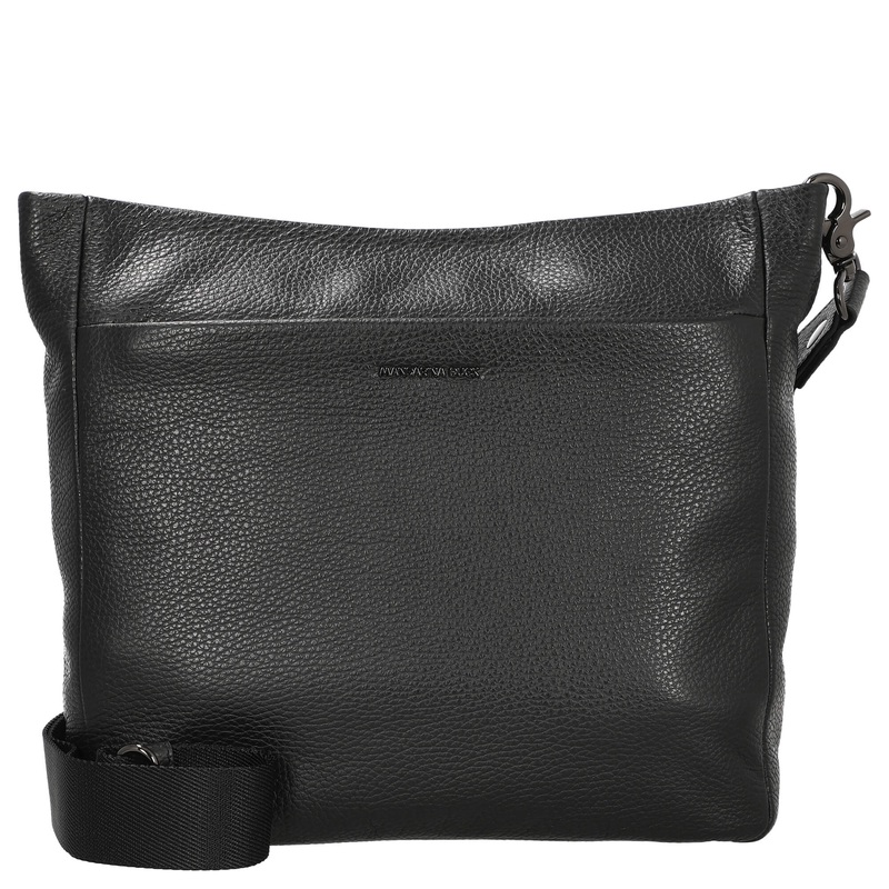 Mandarina Duck Mellow Leather - Umhngetasche L 35 cm (nero)