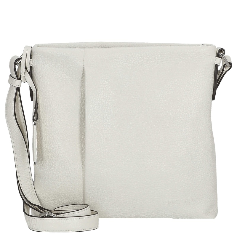 Picard Pure - Umhngetasche 24 cm Rindsleder (white lily)