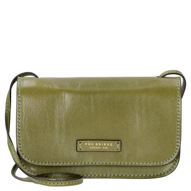 The Bridge Rustici - Umhngetasche 20 cm (verde fico)
