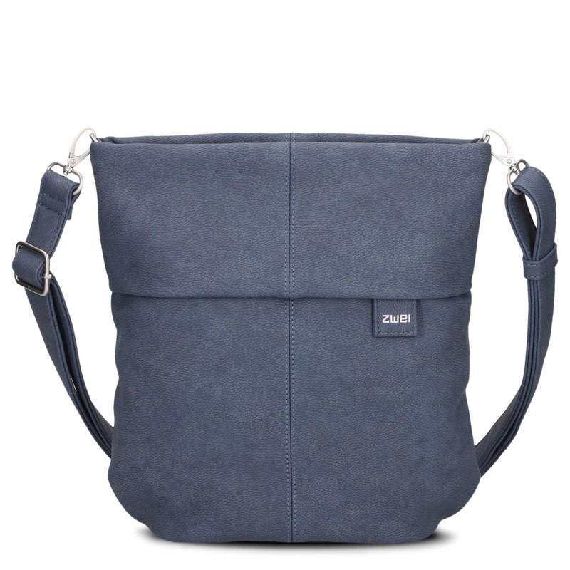 zwei Mademoiselle M90 - Umhngetasche 28 cm (nubuk-blue)