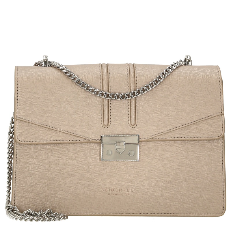 Seidenfelt Roros Big - Schultertasche 28 cm (warm grey)