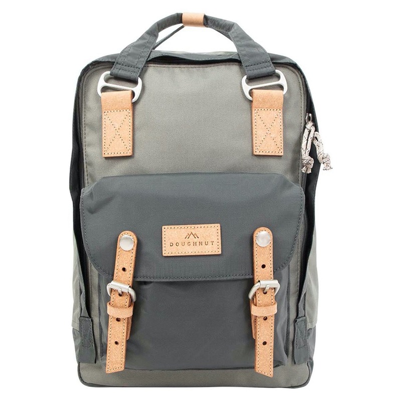 Doughnut Macaroon Euro 16 - Rucksack 38 cm (grey x dark grey)