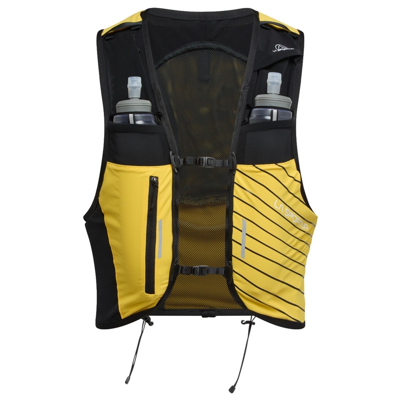 La Sportiva Mountain Running Ultra Trail Vest 10L - Laufweste (yellow/black, S)