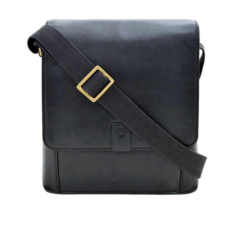 Aiden Leather Small Crossbody-black