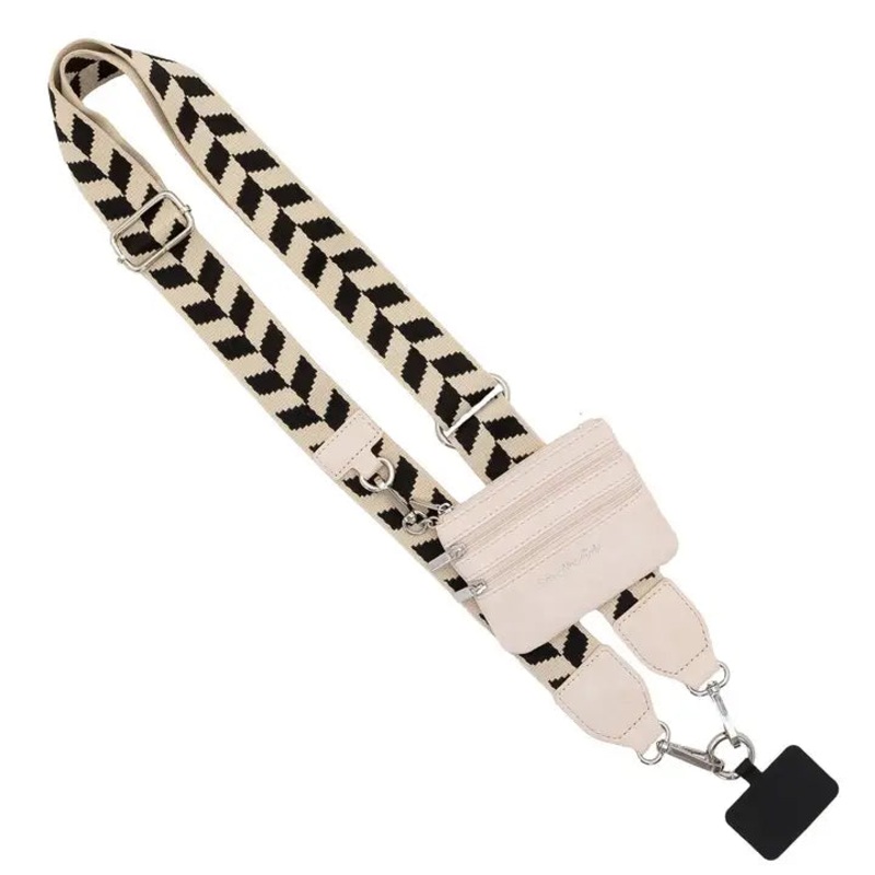 Clip & Go Strap with Pouch - Chevron Collection
