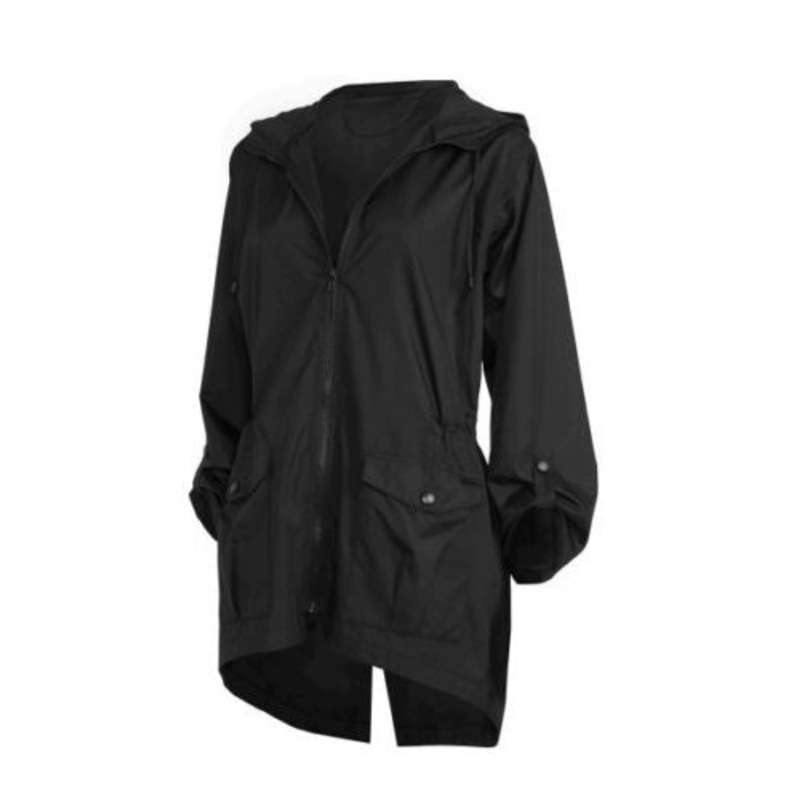 Hi-Lo Packable Rain Jacket