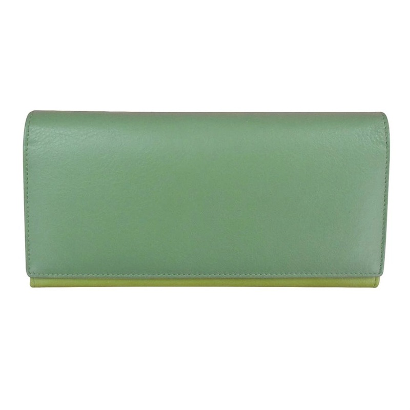 Multi Color Rosemary Wallet-Sage Multi