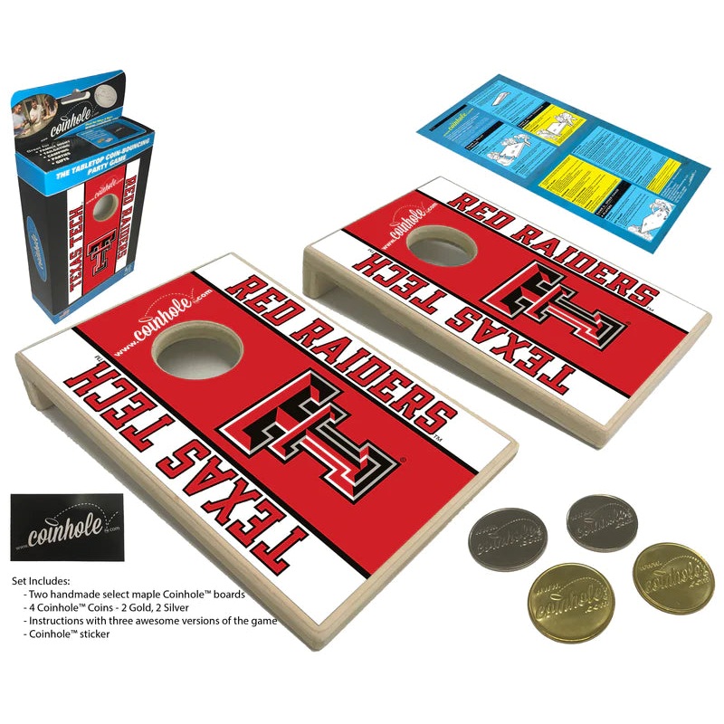 Texas Tech Coinhole Game Set