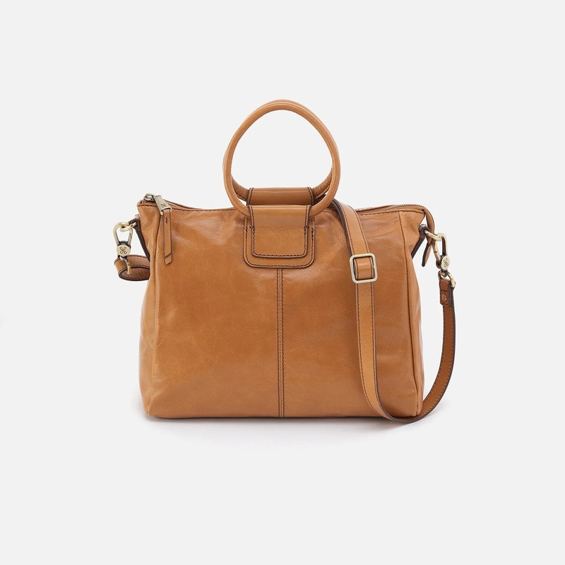 Vintage Sheila Medium Satchel - Natural