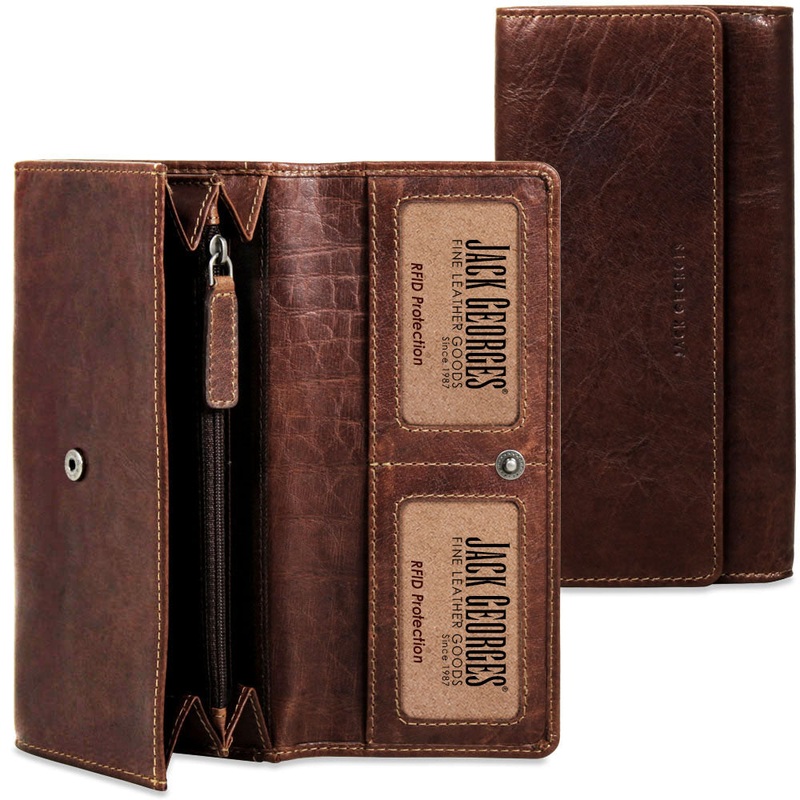 Voyager Clutch Wallet - Brown