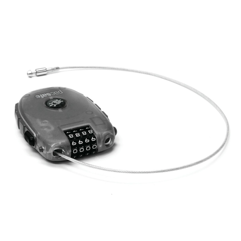 Pacsafe RetractaSafe 4-Dial Retractable Cable Lock