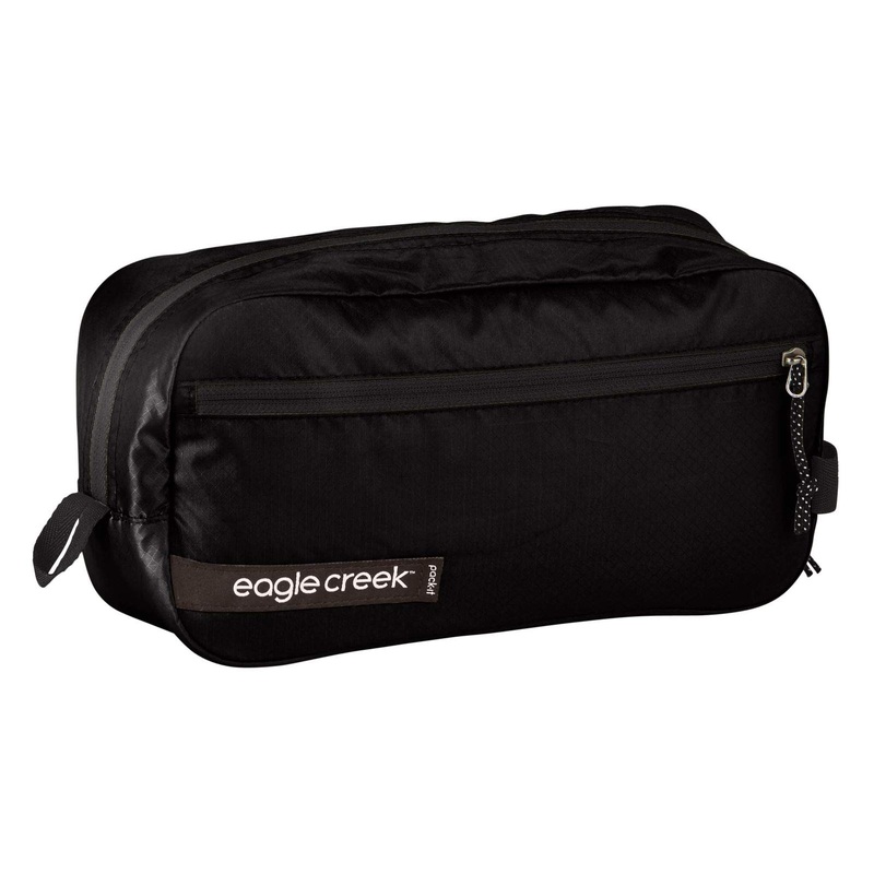 eagle creek Pack-It Isolate Quick Trip XS Travel Toiletry Bag Made with Water-Repellant Poly Ripstop Fabric, Full-Length Zipper for Visibility and Zip Side Pockets