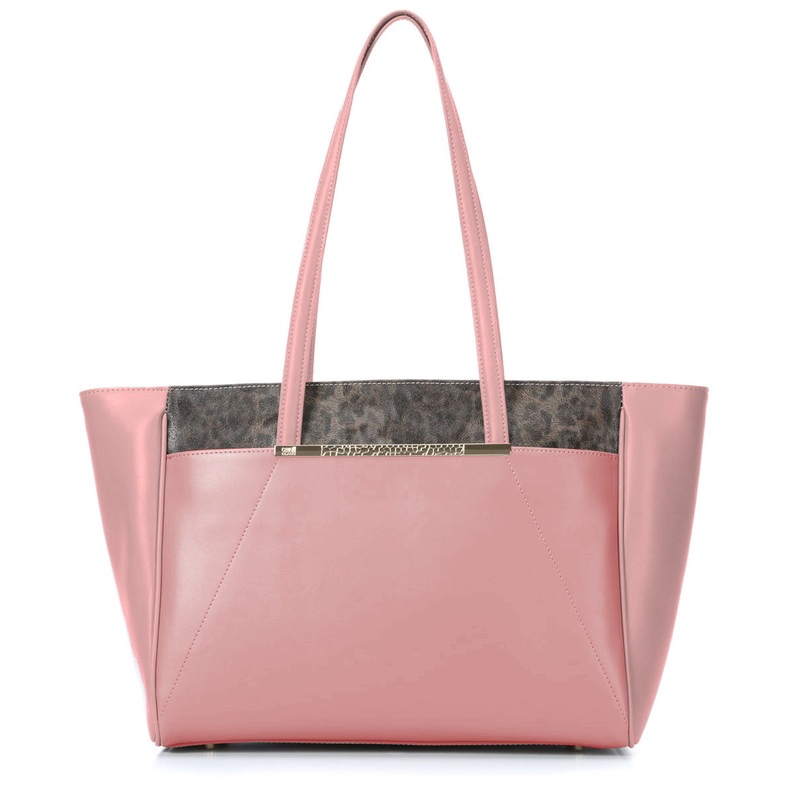 Roberto Cavalli Class Candy Leopard Shopping Bag