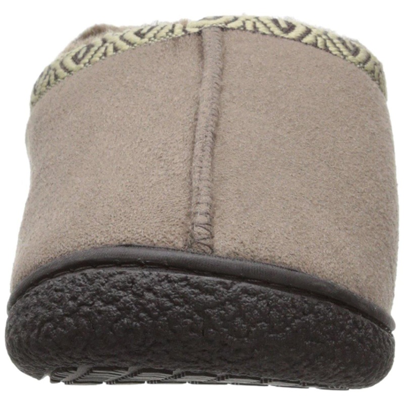 Totes ISOTONER Men's Microsuede Slip-On Slipper (XX-Large - 13-14, Taupe)