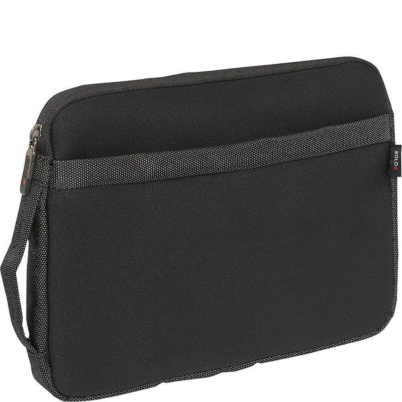 Solo Sterling Collection iPad or e Reader or Netbook Sleeve Holds Tablet up