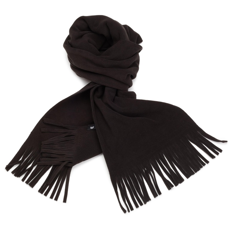 Totes Women's Stretch Fleece Scarf With Fringe