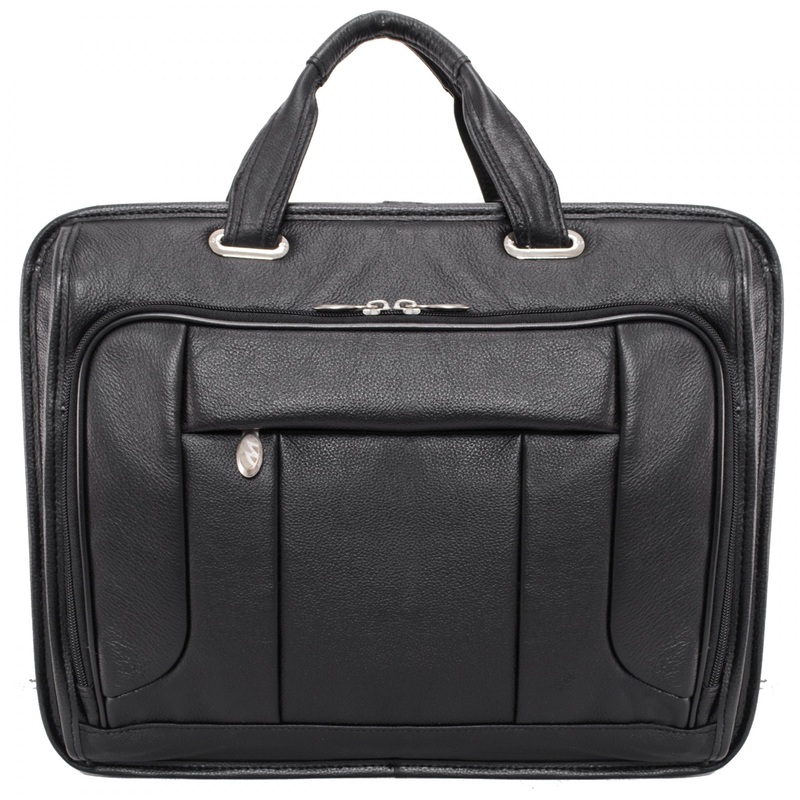 McKlein USA River West 15.6" Leather Laptop Briefcase