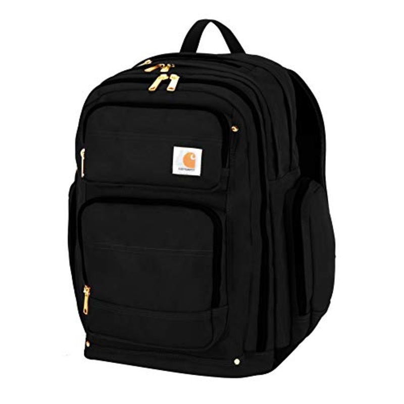 Carhartt Legacy Deluxe Work Backpack with 17-Inch Laptop Compartment, Black