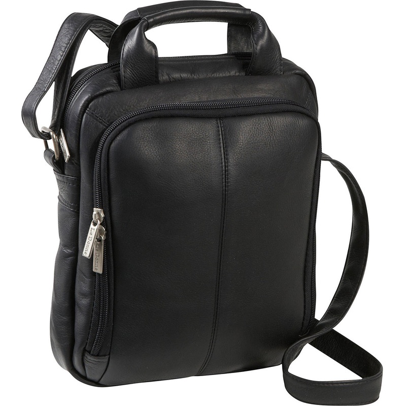 Ledonne Leather Ipad/E-Reader Day Bag